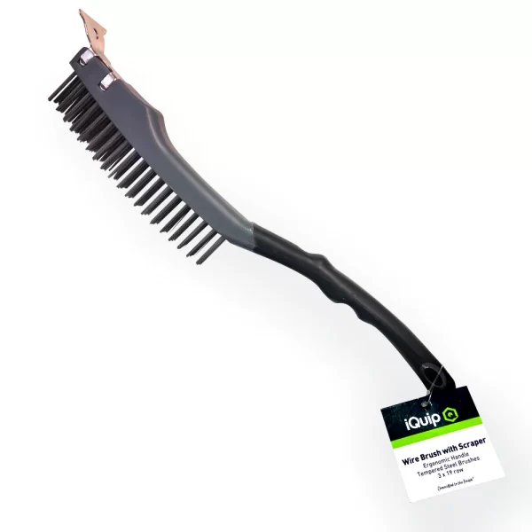 iQuip Wire Brush With Scraper - Image 2