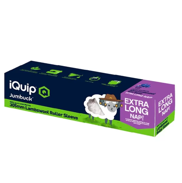 iQuip Jumbuck Lambskin Roller Sleeve Extra Long Nap