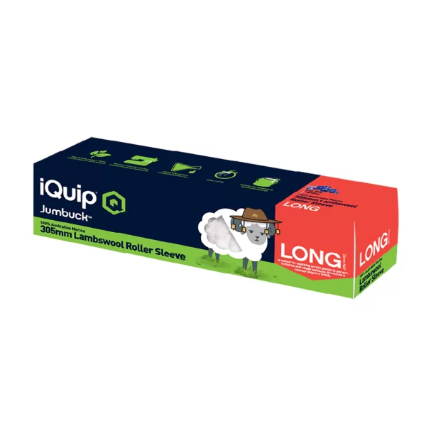 iQuip Jumbuck Lambskin Roller Sleeve 24mm Long Nap