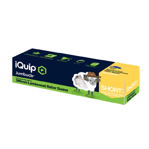 iQuip Jumbuck Lambskin Roller Sleeve Short Nap 12mm