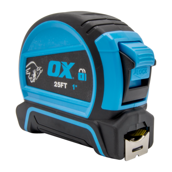 OX Trade Double Locking Tape Measure 8m